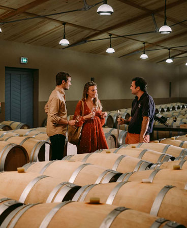 Visite et dégustation vin à Saint Medard d'Eyrans