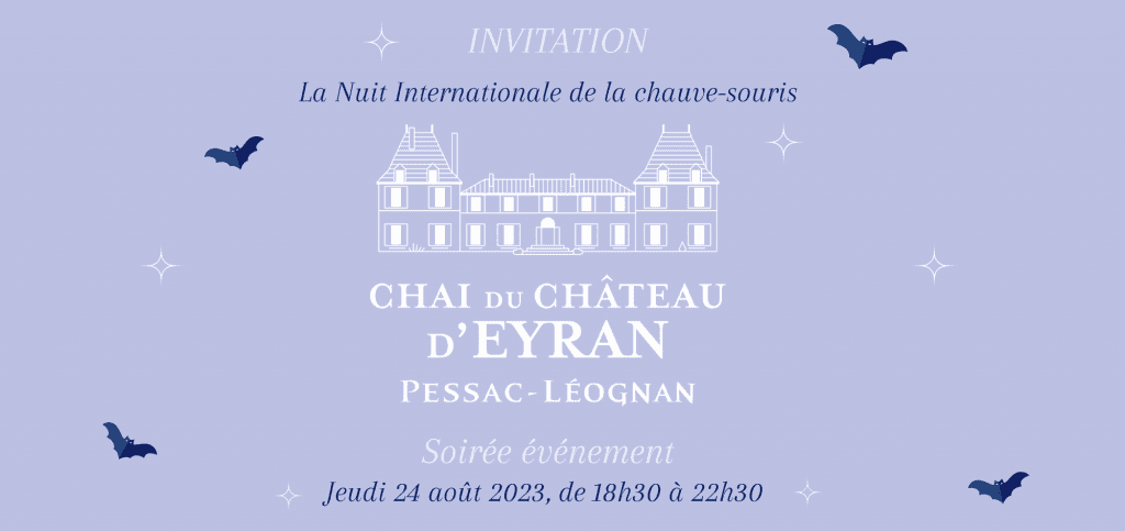 Invitation evenement chauve souris 2023