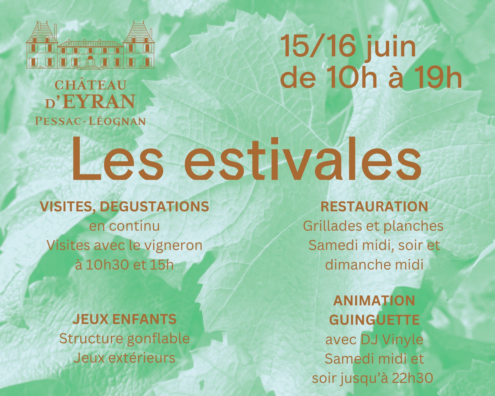 Invitation Estivales