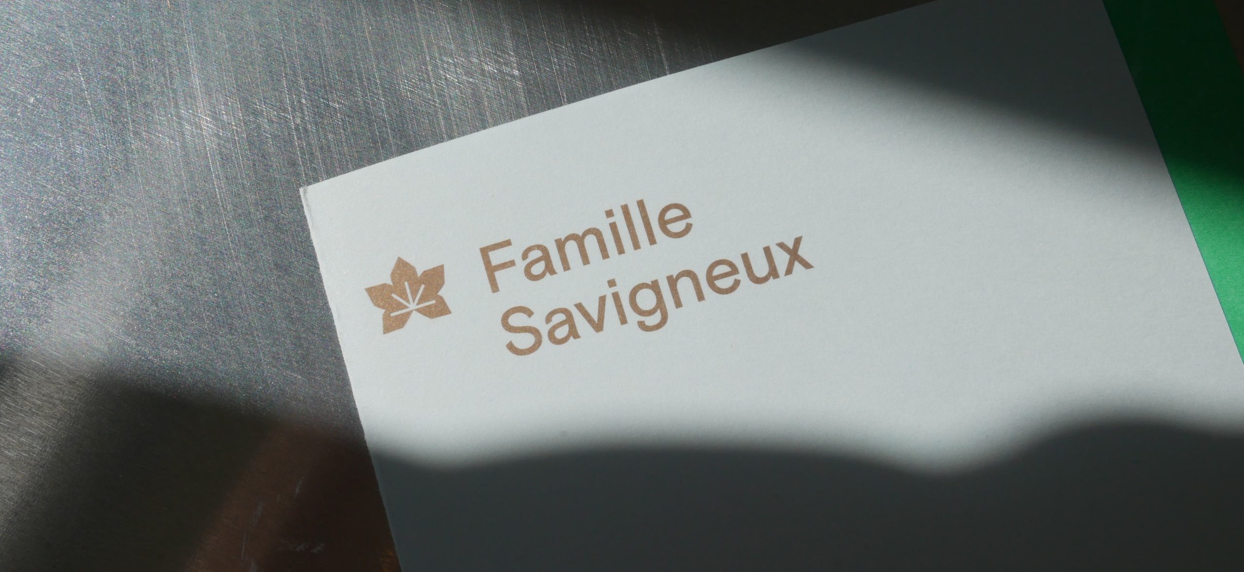 Papier entête Famille Savigneux