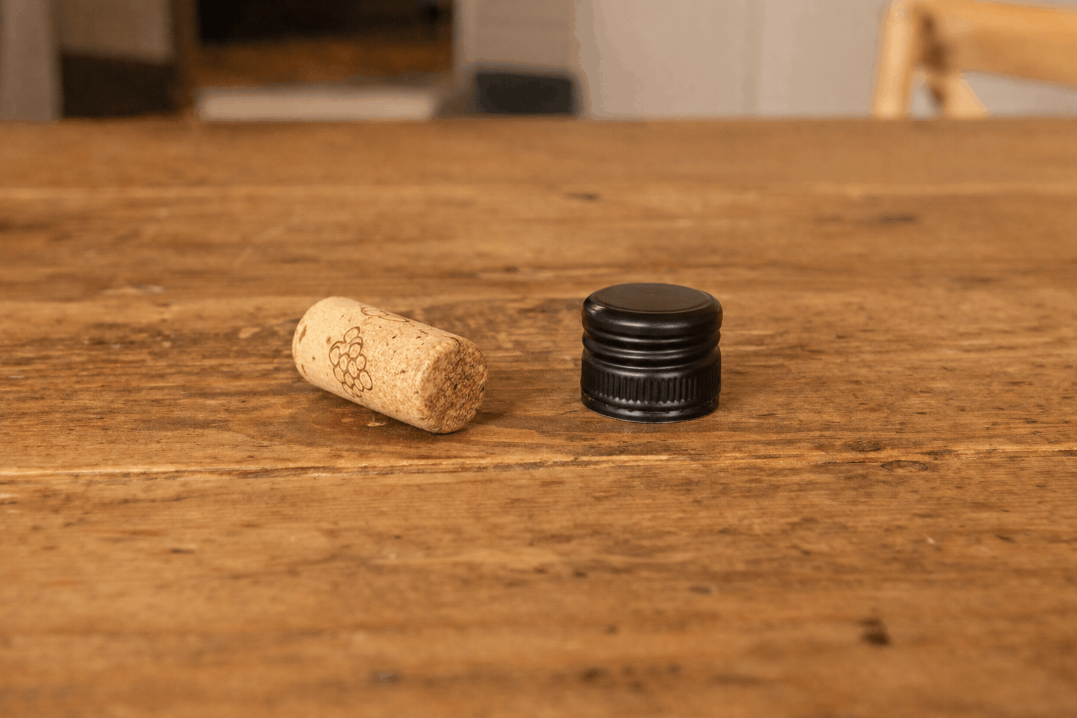Bouchon VS capsules à vis